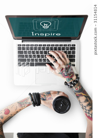 Bulb Ideas Creative Icon Sign Word 31154814