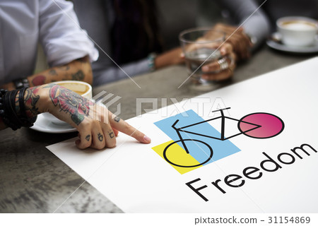 People Discussion Talking about Bike Icon People Discussion Talking about Bike Icon 31154869