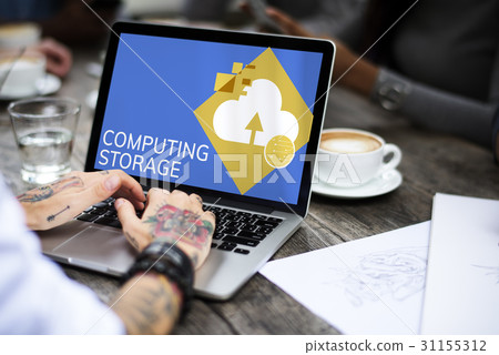 Computing Storage Modern Technology Concept 31155312