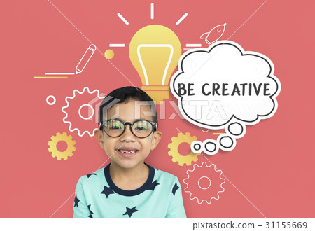 Imagining creative inspiration thought bubble 31155669