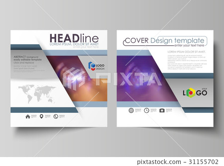 Business templates for square brochure, magazine 31155702