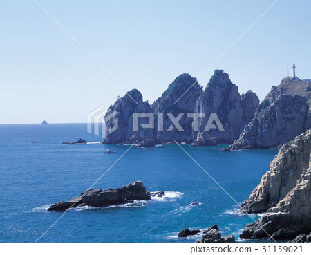 燈塔島,零售道路,Hallyeo海洋國家公園,統營市,慶南 燈塔島,零售道路,Hallyeo海洋國家公園,統營市,慶南 31159021