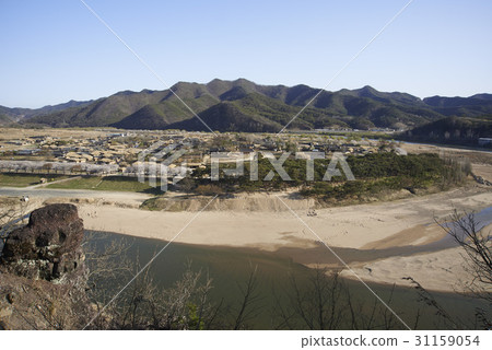 位於慶北省安東市洛東江的Hahoe村 31159054