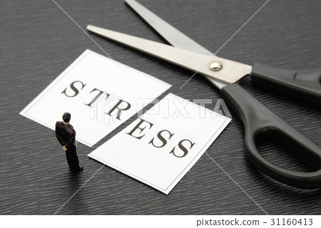 A businessman who thinks about relieving stress 31160413