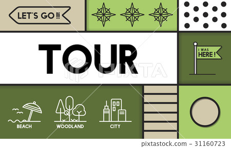 Holiday trip tour itinerary travel graphic Holiday trip tour itinerary travel graphic 31160723