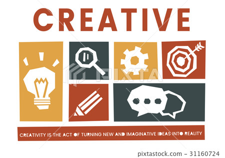 Different icons collage banner graphic 31160724