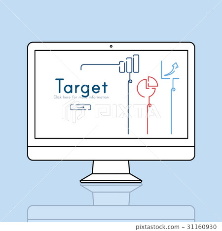 Network connection graphic overlay background on computer Network connection graphic overlay background on computer 31160930