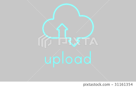 Cloud Computing Upload Download Icon Sign Cloud Computing Upload Download Icon Sign 31161354
