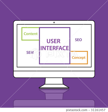 User Interface SEO Content Word Boxes 31161457