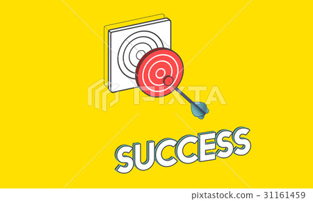 Goal focus aim sucess graphic Goal focus aim sucess graphic 31161459