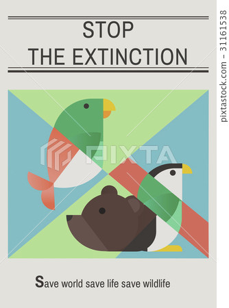 Save endangered animals icon graphic Save endangered animals icon graphic 31161538