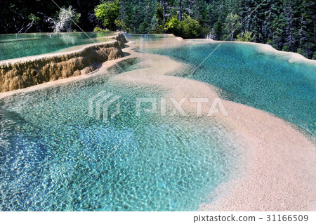 中國四川省黃龍洞 31166509