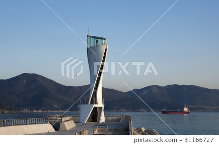 EXPO Lighthouse, Yeosu World Expo, Hallyeo Marine National Park, Yeosu, Jeonnam EXPO Lighthouse, Yeosu World Expo, Hallyeo Marine National Park, Yeosu, Jeonnam 31166727