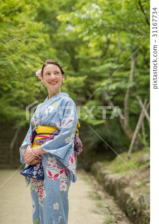 French women in Yukata French women in Yukata 31167734