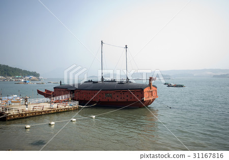 龜船,Hallyeo海洋國家公園,麗水,全南 龜船,Hallyeo海洋國家公園,麗水,全南 31167816