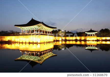 Gyeongju Donggung and Wolji (Historic Site No. 18), Anapji, Gyeongju, Gyeongbuk Gyeongju Donggung and Wolji (Historic Site No. 18), Anapji, Gyeongju, Gyeongbuk 31168670