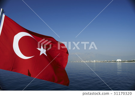 Flag, Mediterranean, Turkey 31170320