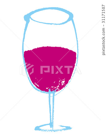 Red wine watercolor painting 31171587