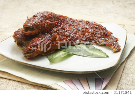 Catfish steamed with seasoning Catfish steamed with seasoning 31171841