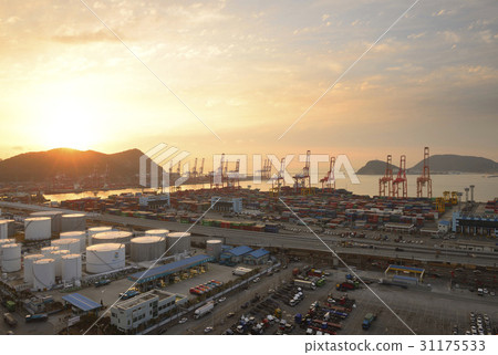 Shinsaide集裝箱碼頭，Gamman碼頭，釜山港，Namgu，釜山 31175533