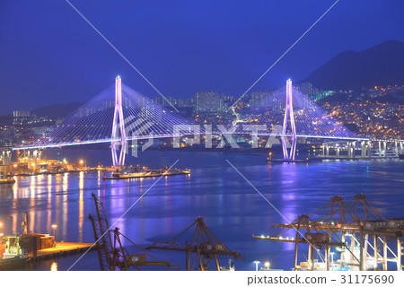 Busan Hangang Bridge, Busan Port, Yongdo-gu, Busan Busan Hangang Bridge, Busan Port, Yongdo-gu, Busan 31175690