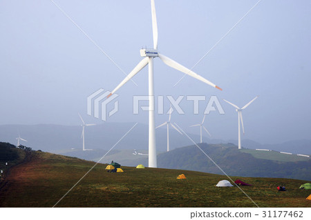 Tent, Camping, Turbine, Sunni ryu, Daegwallyeong, Pyeongchang-gun, Gangwon-do 31177462