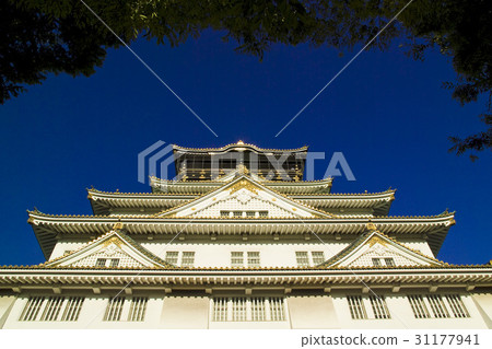 大阪城，大阪，日本 31177941
