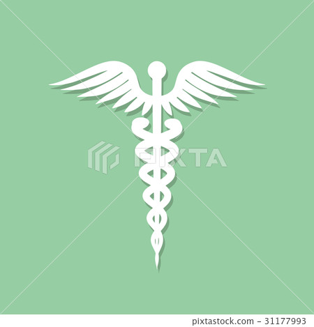 Medical symbol. Paper cutout. Vector illustration. Medical symbol. Paper cutout. Vector illustration. 31177993