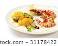 Shrimp, mandarin orange 31178422