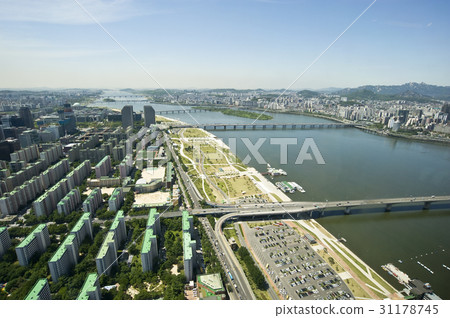 Wonhyo Bridge,Mapo Bridge,Yeouido,Yeongdeungpo-gu,Han River,Seoul Wonhyo Bridge,Mapo Bridge,Yeouido,Yeongdeungpo-gu,Han River,Seoul 31178745