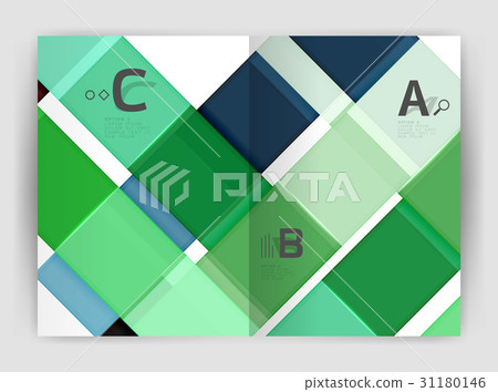 Colorful modern stripes business flyer Colorful modern stripes business flyer 31180146