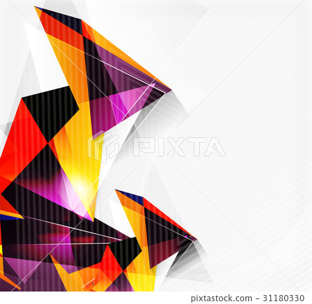 3d triangles and pyramids, abstract geometric 31180330