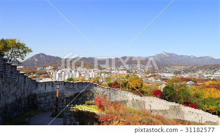 首爾城堡，Inwangsan，Bukaksan，Buksan，Jongno，漢城 31182577