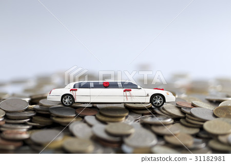 Coins, Limousines, Wedding cars Coins, Limousines, Wedding cars 31182981