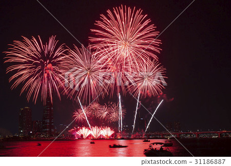 Fireworks, 63 Building, Lienchenia, Wonhyo Bridge, Yeouido, Yeongdeungpo-gu, Han River, Seoul 31186887
