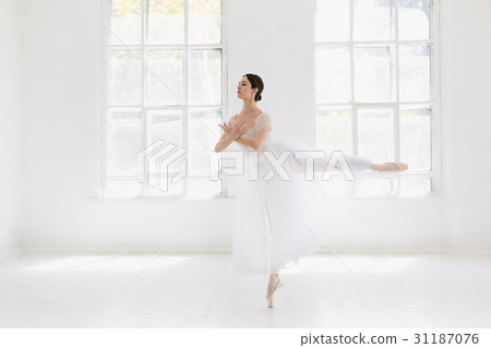 Young and incredibly beautiful ballerina is posing 31187076