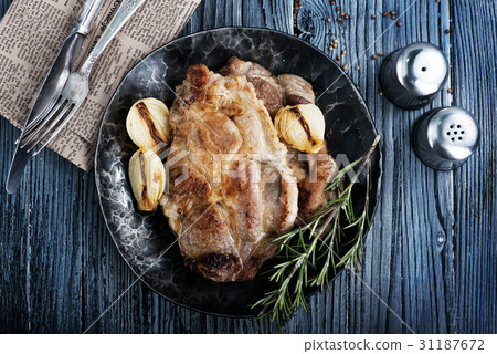 fried meat fried meat 31187672