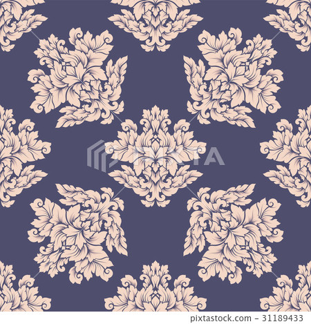 Damask seamless pattern intricate design. Damask seamless pattern intricate design. 31189433