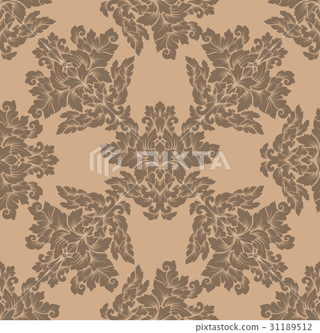 Damask seamless pattern intricate design Damask seamless pattern intricate design 31189512