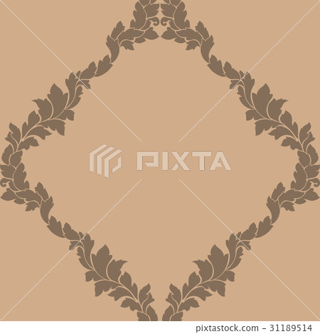 Damask seamless pattern intricate design Damask seamless pattern intricate design 31189514