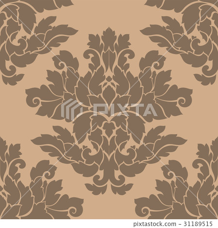 Damask seamless pattern intricate design Damask seamless pattern intricate design 31189515