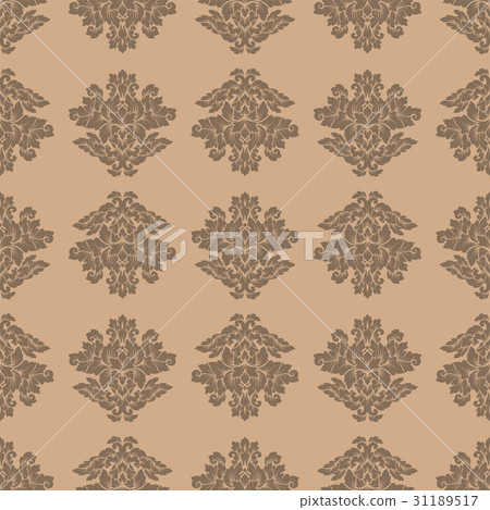 Damask seamless pattern intricate design Damask seamless pattern intricate design 31189517