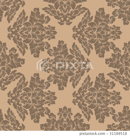 Damask seamless pattern intricate design Damask seamless pattern intricate design 31189518