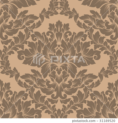 Damask seamless pattern intricate design Damask seamless pattern intricate design 31189520