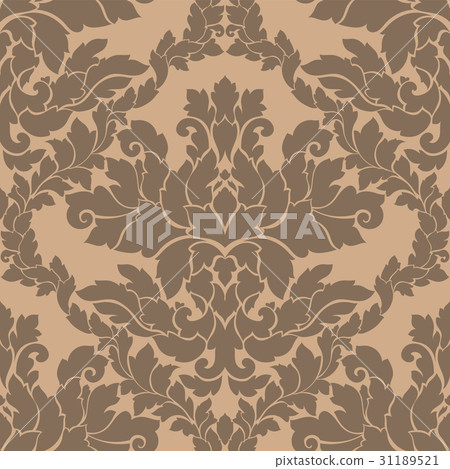 Damask seamless pattern intricate design Damask seamless pattern intricate design 31189521