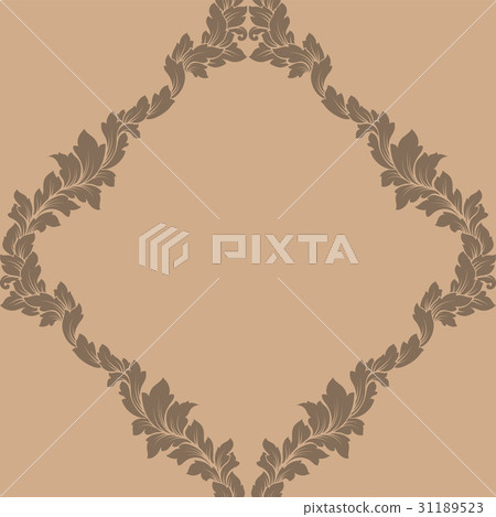 Damask seamless pattern intricate design. Damask seamless pattern intricate design. 31189523
