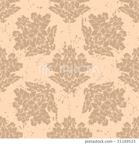 Damask seamless pattern intricate design.    31189525