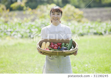 享受家庭菜園的婦女 31190245
