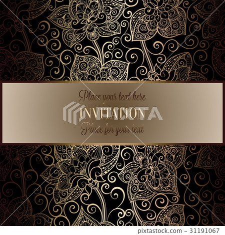 Victorian background  vintage frame 31191067