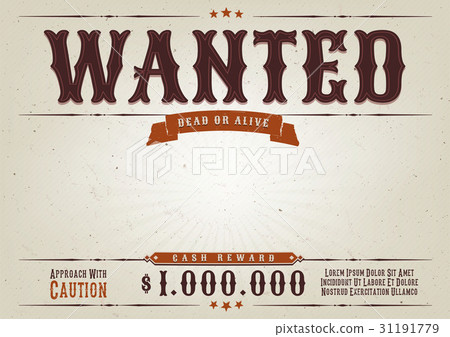 Wanted Western Movie Poster Wanted Western Movie Poster 31191779